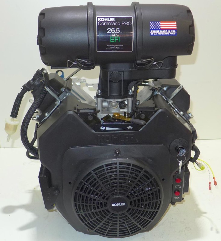 Kohler 2-Zylinder Motor 26,5 PS(HP) ECH749 Serie Welle 36,5/112 mm