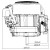 Loncin Rasentraktor Motor 15,5 PS (HP) E-Start 25,4/80 mit Auspuff