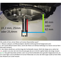Rasenmäher/Aufsitzer Motor Briggs & Stratton ca. 5,5 PS(HP) 675EXi Serie 22,2/62