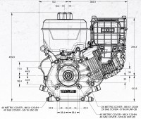 Briggs & Stratton Motor ca. 14 PS(HP) Vanguard Welle 25,4/88 mm  45° Hangtauglich