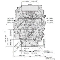 Kawasaki 2-Zylinder Motor 24,5 PS(HP) FD719D Serie wassergekühlt Welle 28.6/100