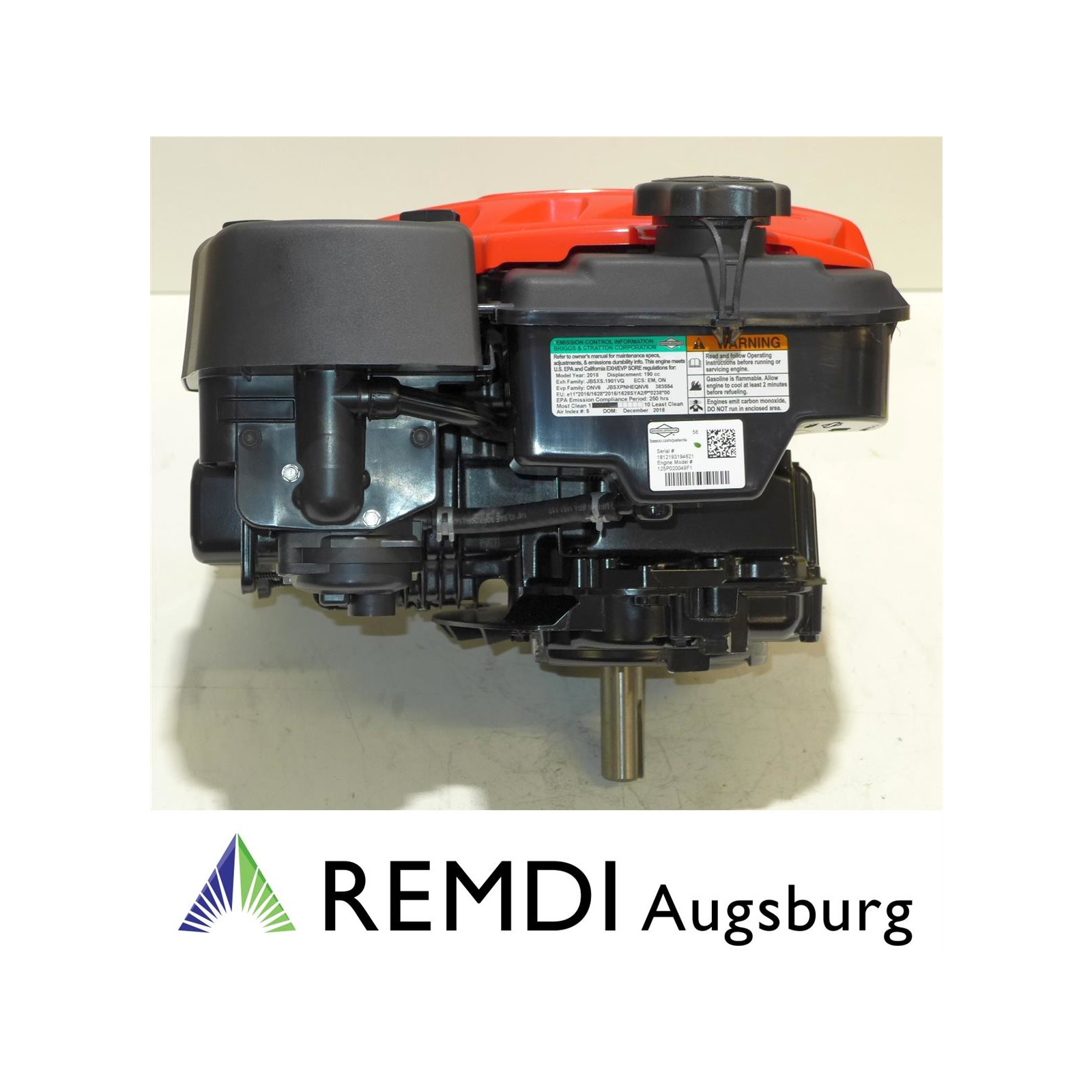 Rasenmäher/Aufsitzer Motor Briggs & Stratton Ca 6,5 PS(HP) 875EXi Wel ...