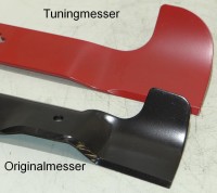 Tuning Sammel-Messer-Satz für Husqvarna Rasentraktor Heckauswurf 97 cm