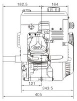 Schneefräsen Motor Loncin ca. 12 PS(HP) LC190FDS  25/85