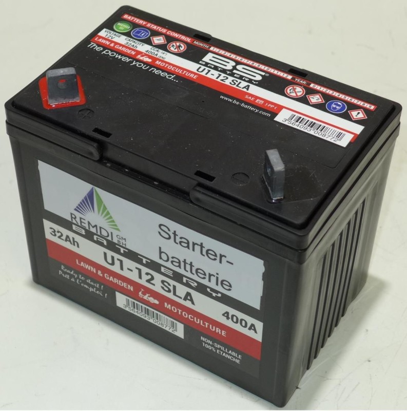 Starterbatterie (AGM) für CASTELGARDEN Rasentraktor 12V 32AH