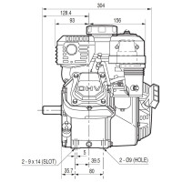 Honda Industrie Motor ca. 4,8 PS(HP) (früher 5,5 PS) GX160 Serie Welle 19,05/62 mm