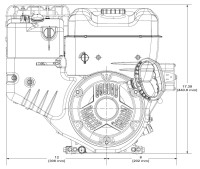 Schneefräsen Motor Briggs & Stratton ca. 14 PS(HP) 1650er Serie 25.4/70 E-Start