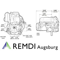 Briggs & Stratton Rasentraktor Motor 4155E 15,5 PS(HP) E-Start Welle 25,4/80