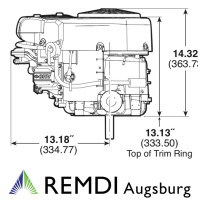 Briggs & Stratton 2-Zylinder Rasentraktor Motor 22 PS(HP) INTEK 22.0 V-Twin