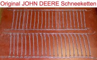 Original JOHN DEERE Profi Schneeketten 26x12.00-12 TY15958 Gliederstärke 5,2 mm