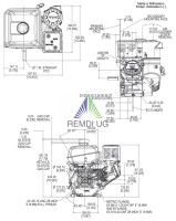 Kohler Industrie Motor ca. 9,5 PS(HP) CH395 Serie Welle Konisch für Einachser mit E-Start