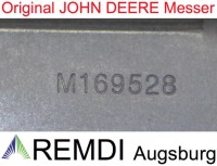 Original JOHN DEERE Messer-Satz AM145568 für X950R 137 cm Bohrung 20,5 mm