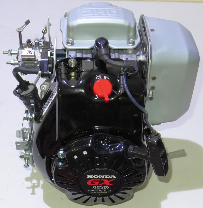 Honda Industrie Motor ca. 2,8 PS(HP) (früher 3,2 PS) GX100 KRAA Welle konisch
