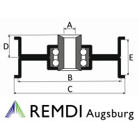 Original JOHN DEERE Spannrolle / Rückenrolle AUC20591