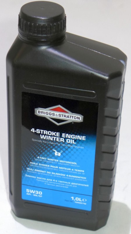 Winter - Motoröl Briggs & Stratton SAE 5W-30 1 Ltr. 100007W für Schneeräumer