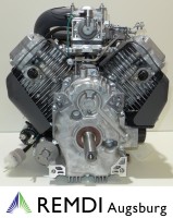 Kawasaki 2-Zylinder Motor 21 PS (HP) FX Serie E-Start Welle 28,6/110