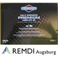 SAE 5W-30 Briggs & Stratton Premium Longlife Motoröl vollsynthetisch 100009S Inhalt 5,0 Ltr