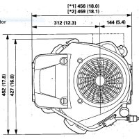 Honda 2-Zylinder Rasentraktor Motor 16 PS(HP) GCV530 V-Twin E-Start