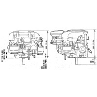 Honda 2-Zylinder Rasentraktor Motor 16 PS(HP) GCV530 V-Twin E-Start